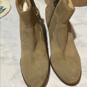 Zadig & Voltaire Tan Ankle Boots